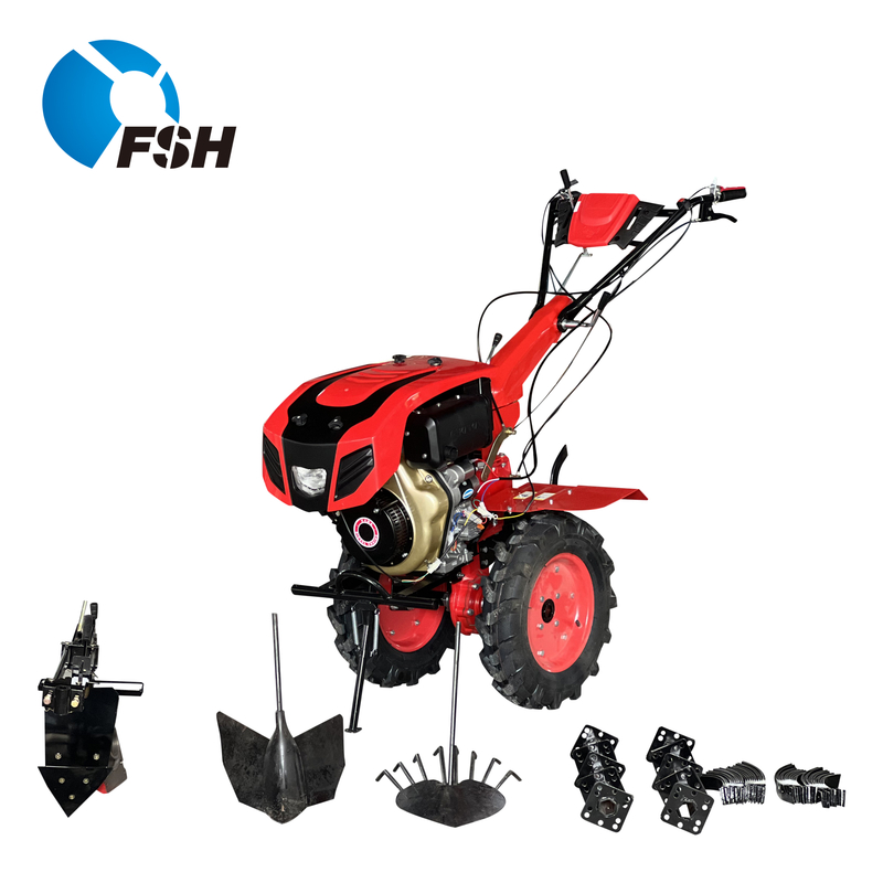 Multifunction Mini Power Tiller Cultivator Diesel Rotary Tiller